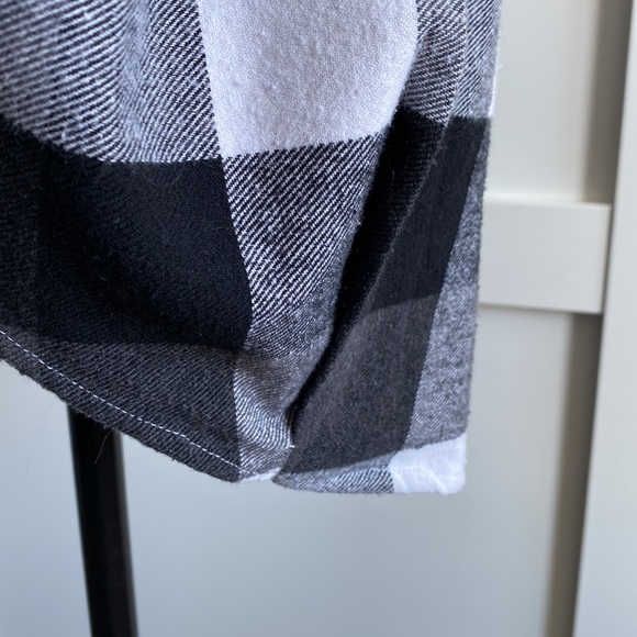 French Connection black and white gingham button up shirt - Picture 5 of 11